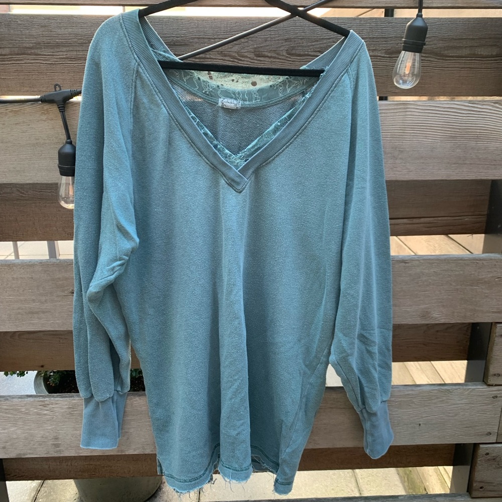 [Intimately Free People] Blue Sweatshirt Dress